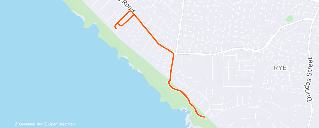 Mappa dell'attività Morning Run