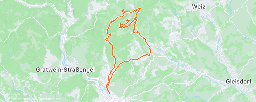 Map of the activity, Schöckl