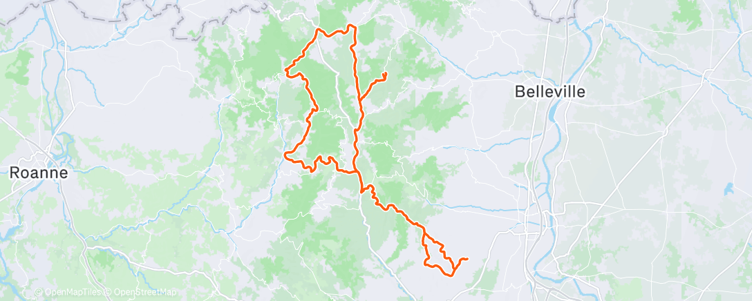 Карта физической активности (Cyclisme)
