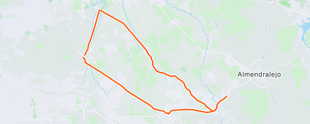 Карта физической активности (Bicicleta por la mañana)