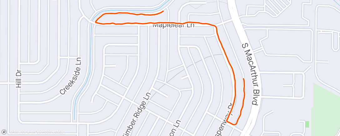 Map of the activity, 🔋 Morning Run