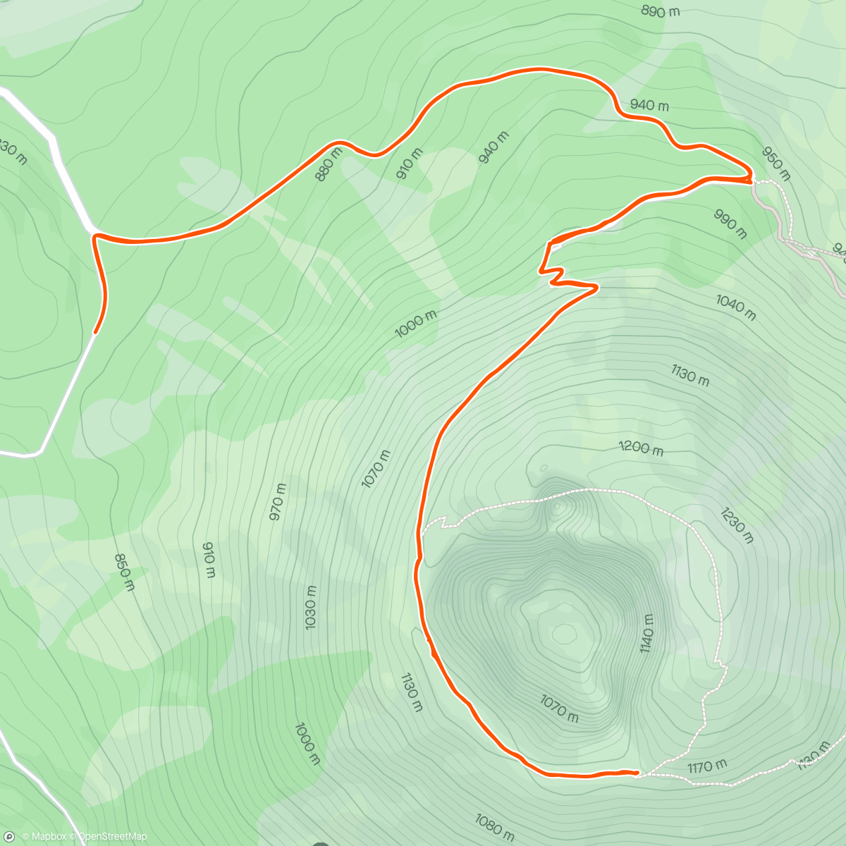 Carte de l'activité Mount Vesuvius