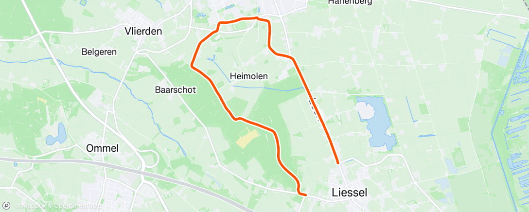 Map of the activity, Rondje gas d’r op 😅🏃🏻🌤️