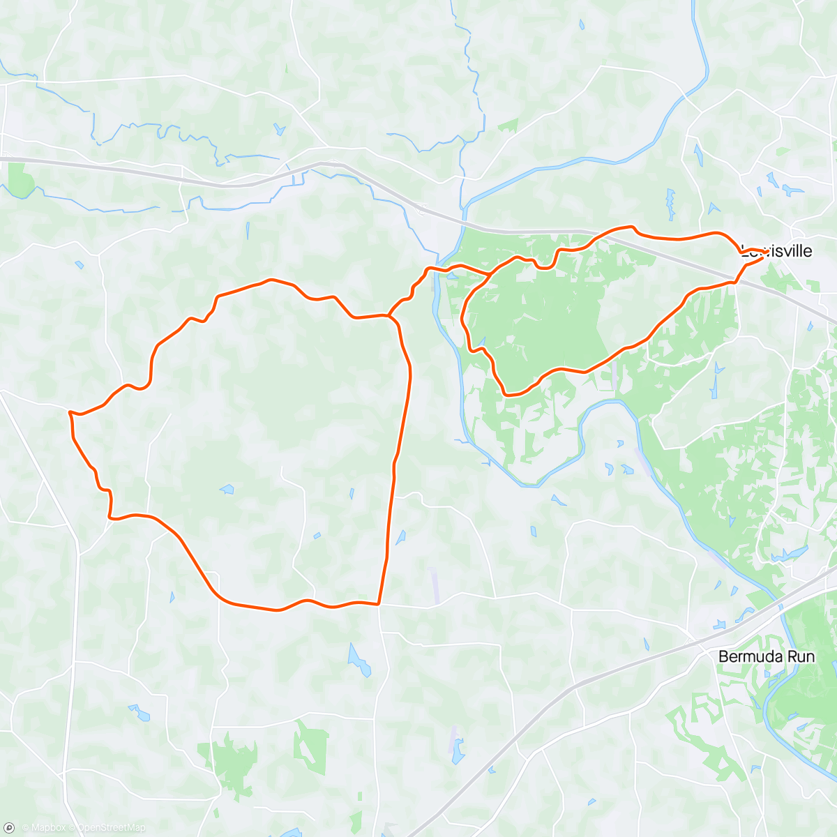 Map of the activity, Farmington