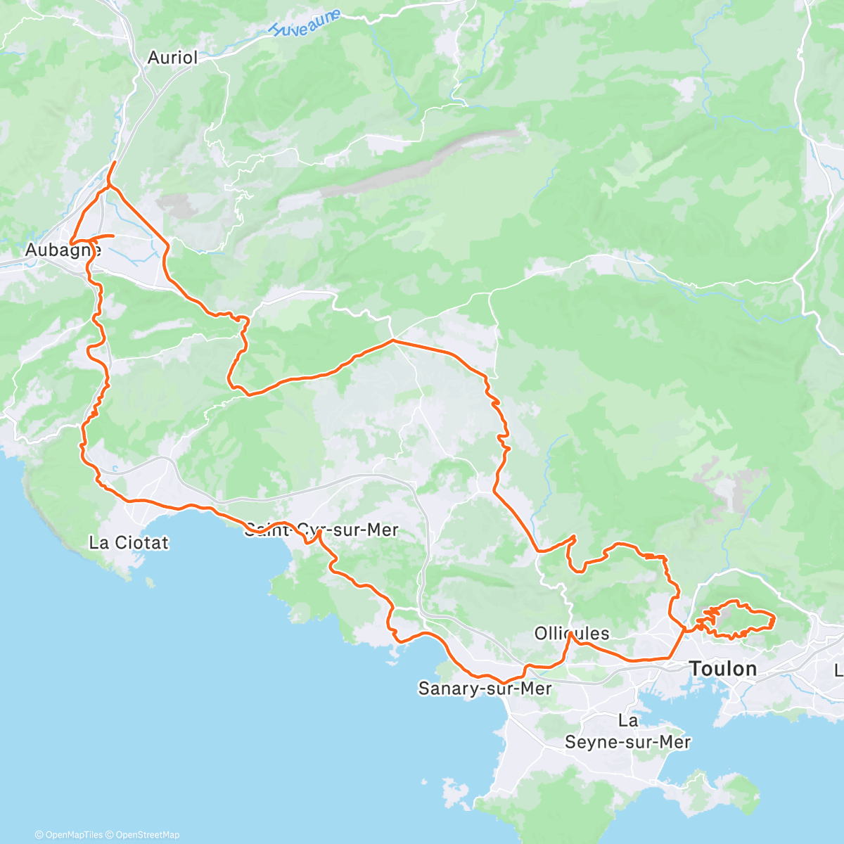 Map of the activity, Sortie de Noël 🎅