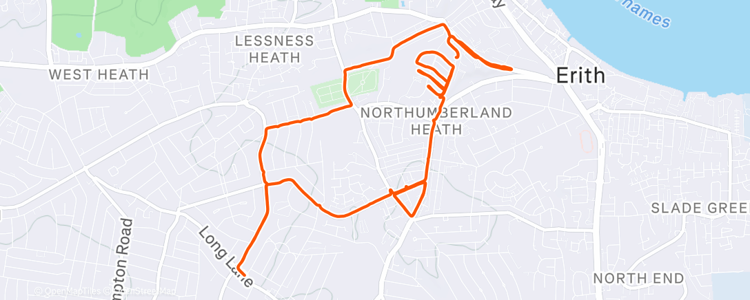 Map of the activity, 12 easy