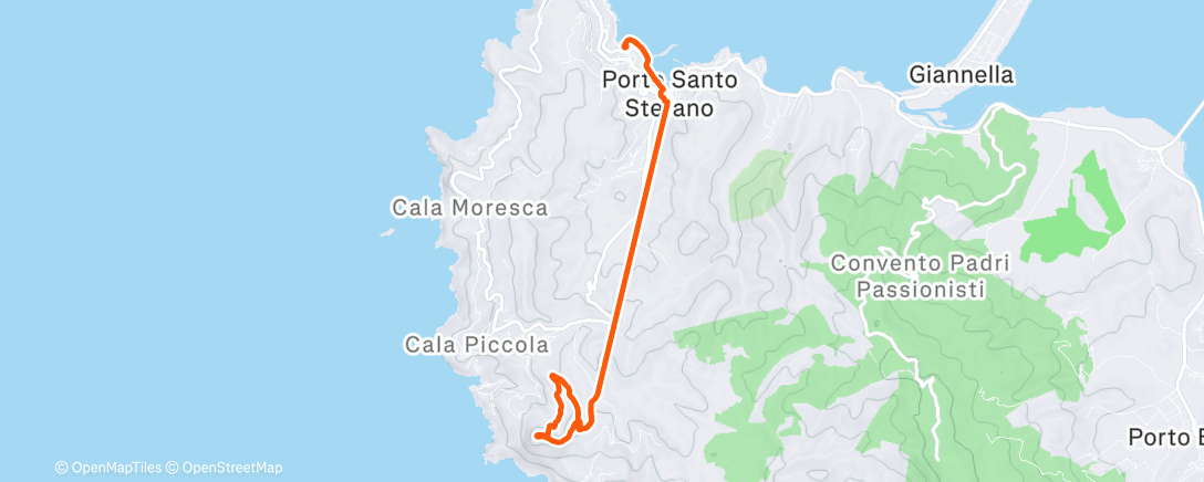 Карта физической активности (Lunch Trail Run)