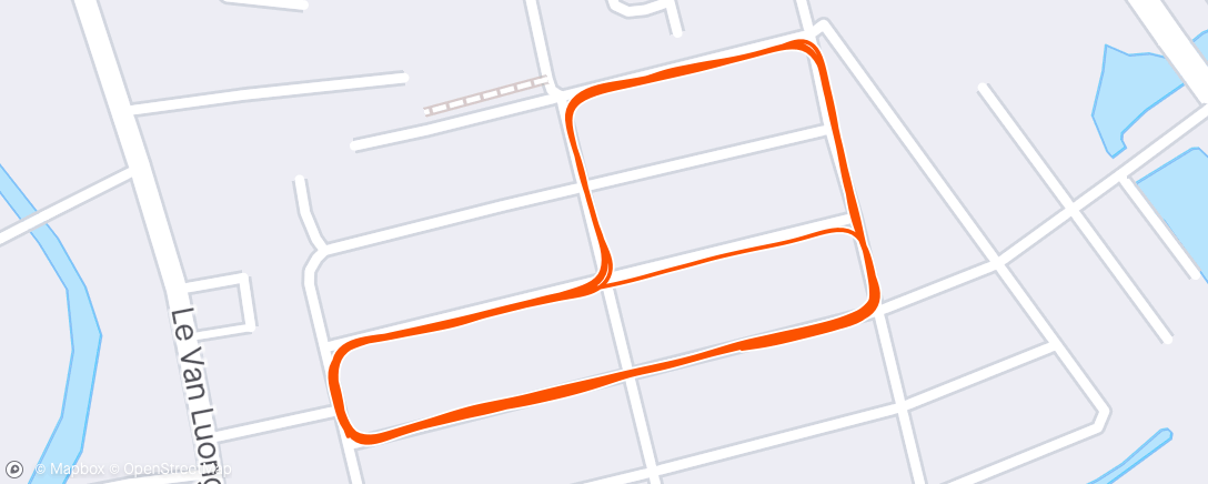 Map of the activity, Morning Run