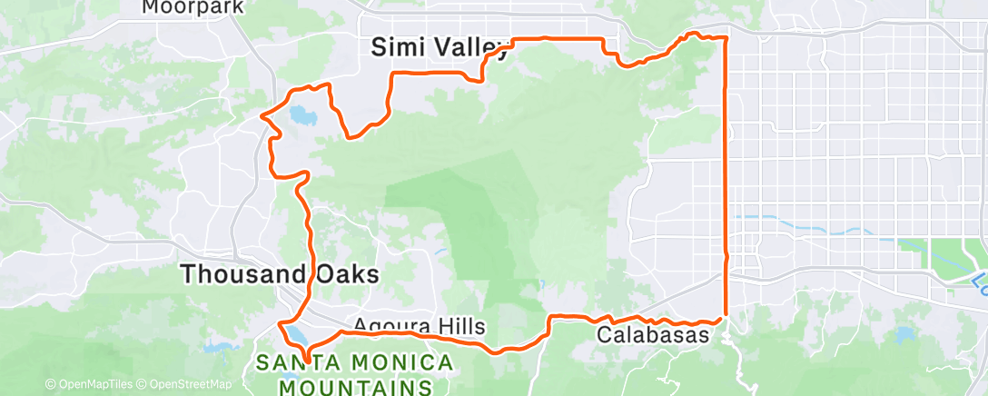 Map of the activity, Simi Loop