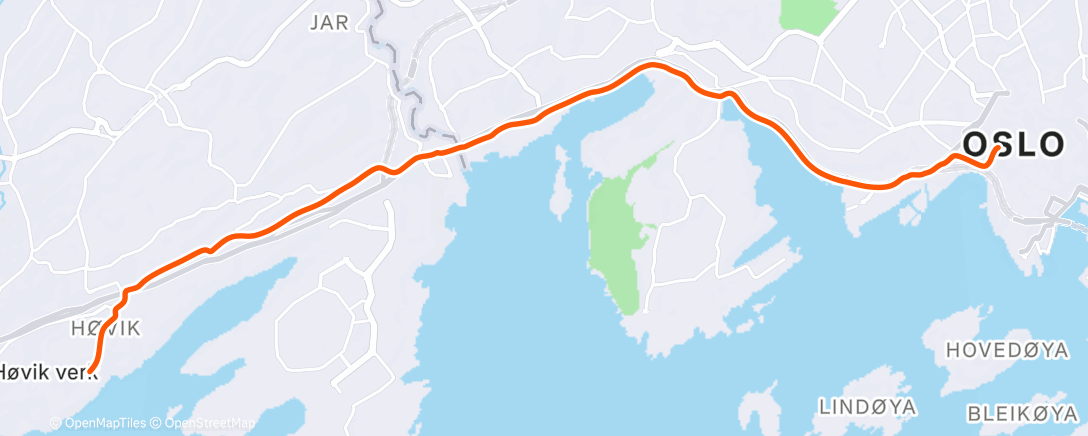 Map of the activity, Morning Ride