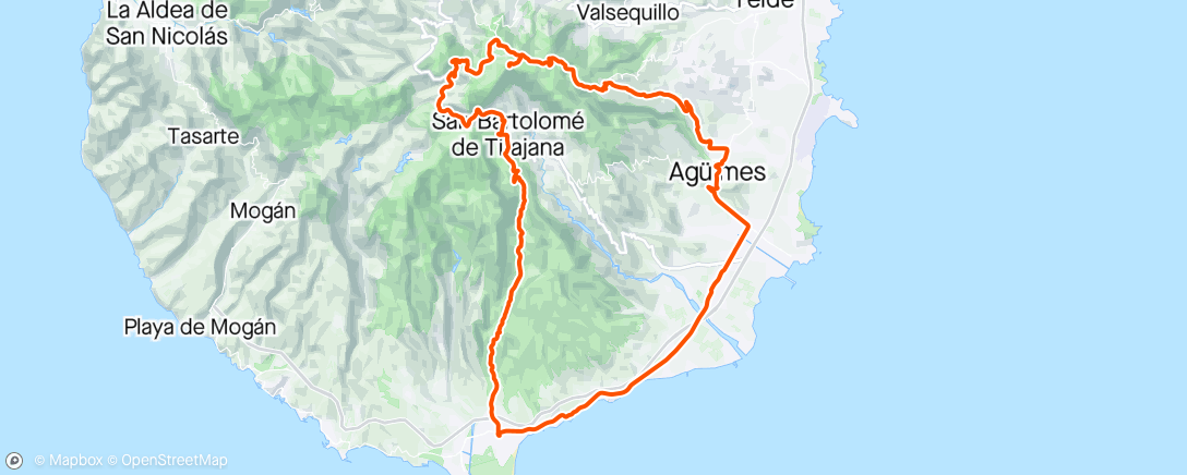 Map of the activity, Pico 😍❤️🥳🚲☀️🌴