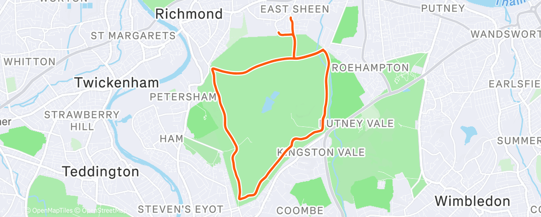 Map of the activity, “Tempo”