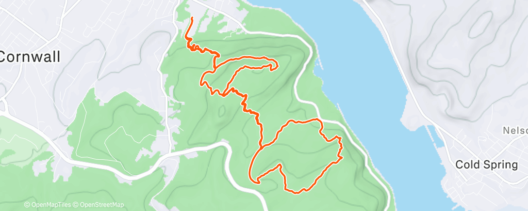 Map of the activity, Storm King-North Point-Butter Hill