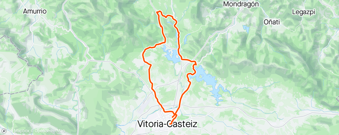 Map of the activity, Vitoriana B