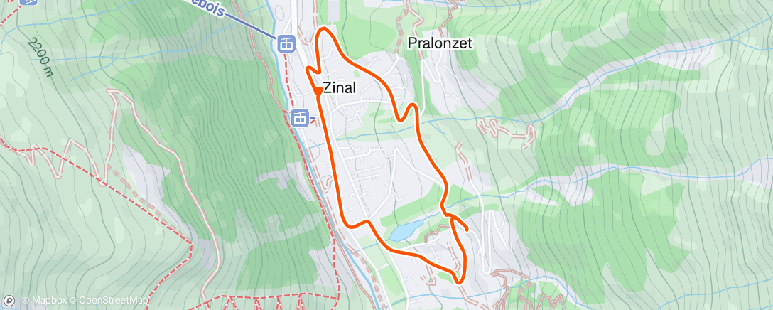 Map of the activity, Passer chez Salamin 🥖