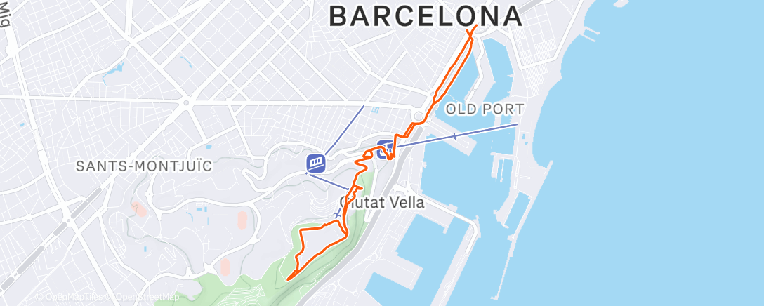 Карта физической активности (Afternoon Run)