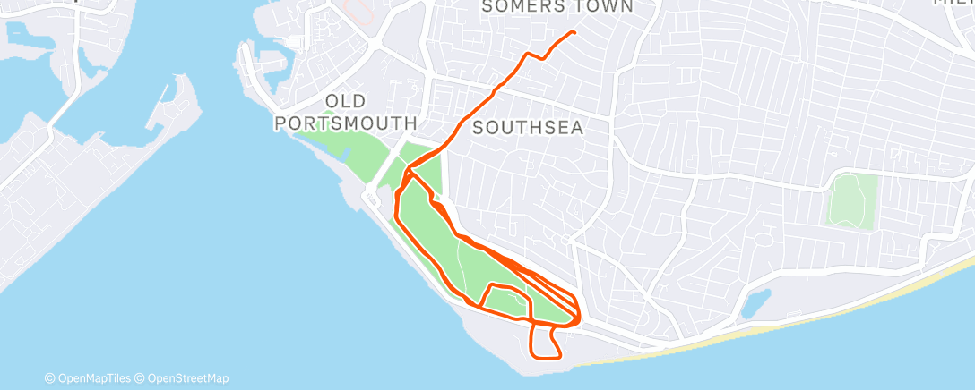 Map of the activity, “Very light & off-road” 🫡