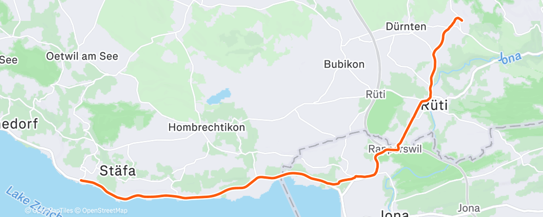 Mapa de la actividad (Radfahren)