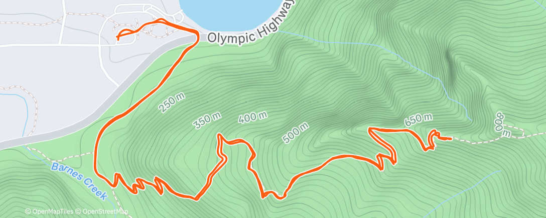 Map of the activity, Slippery slope ⛷️