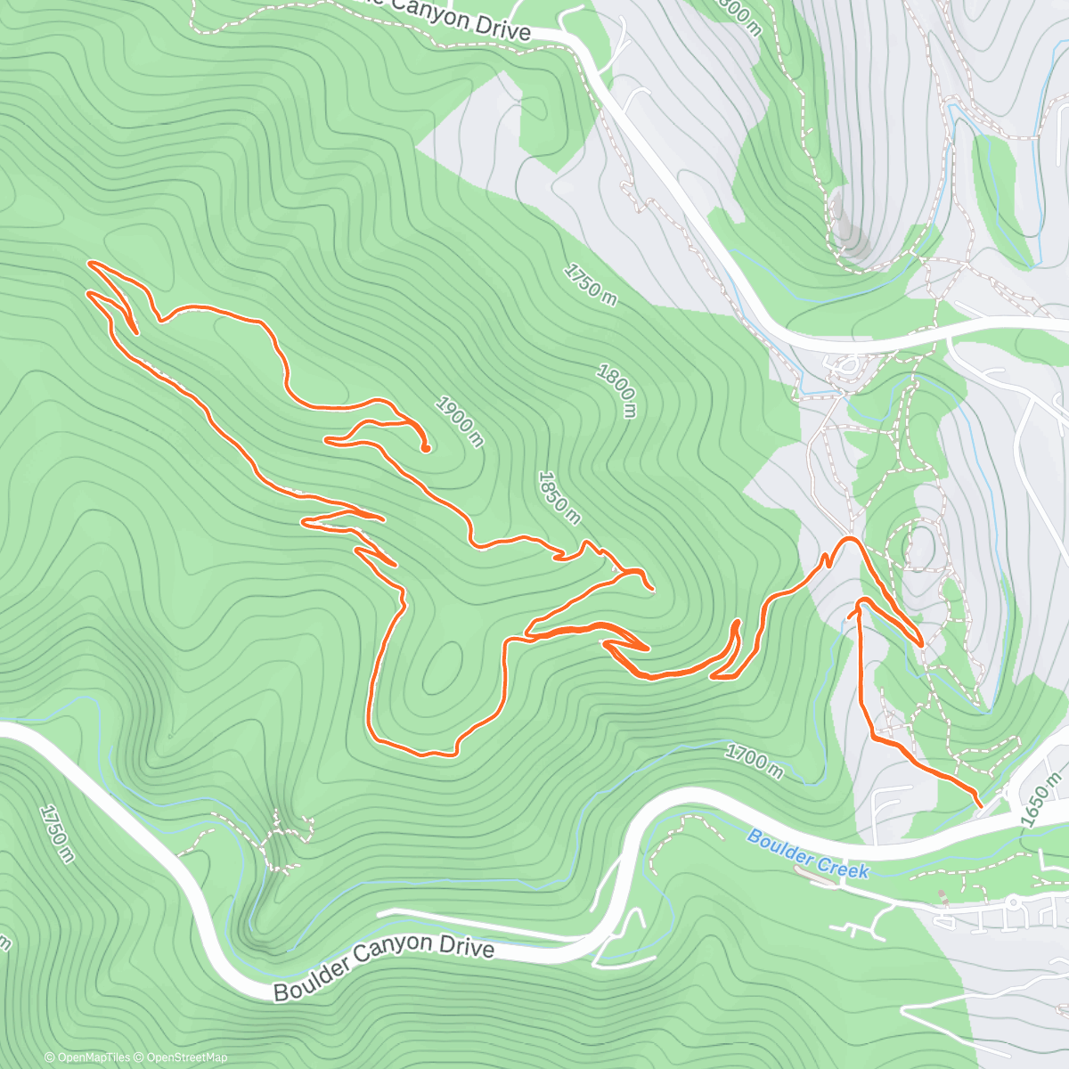 Map of the activity, Anemone Loop from People’s Crossing