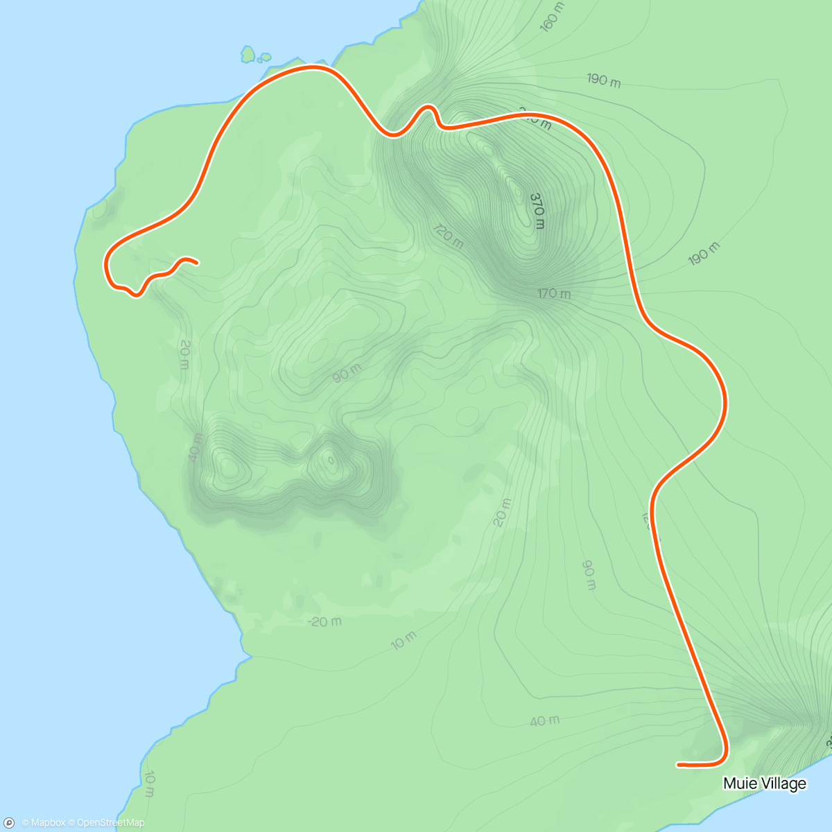 Map of the activity, Zwift - Watopia