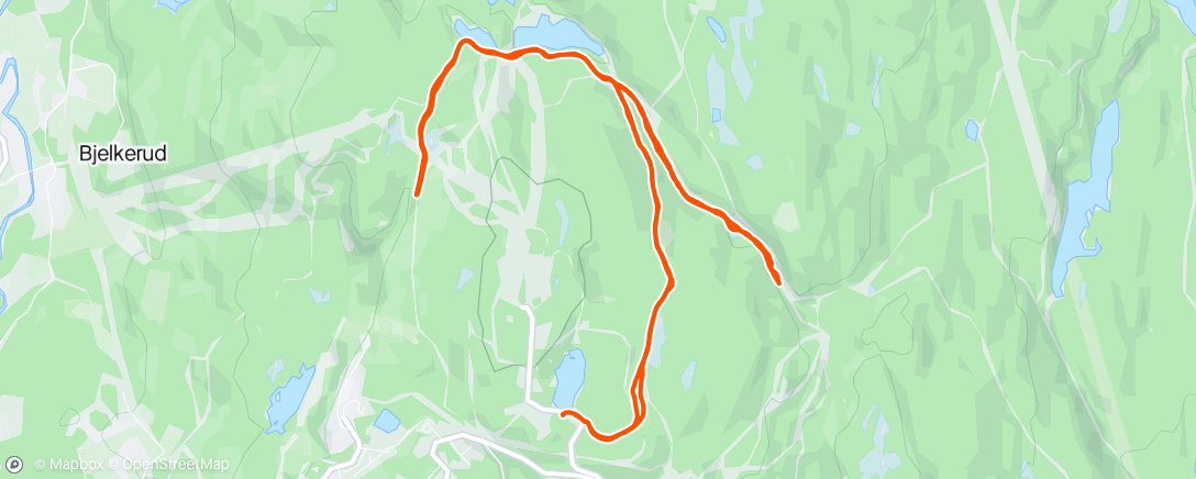 Mapa de la actividad (Afternoon Nordic Ski)