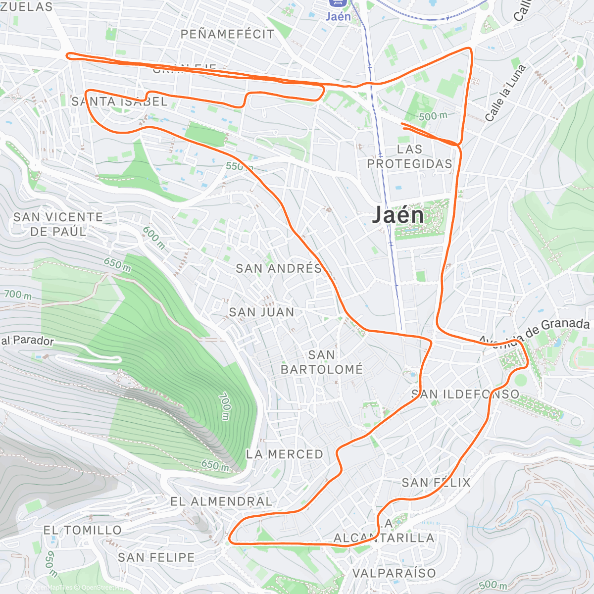 Map of the activity, San Antón 2026