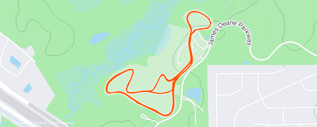 Map of the activity, Elm Creek Ski