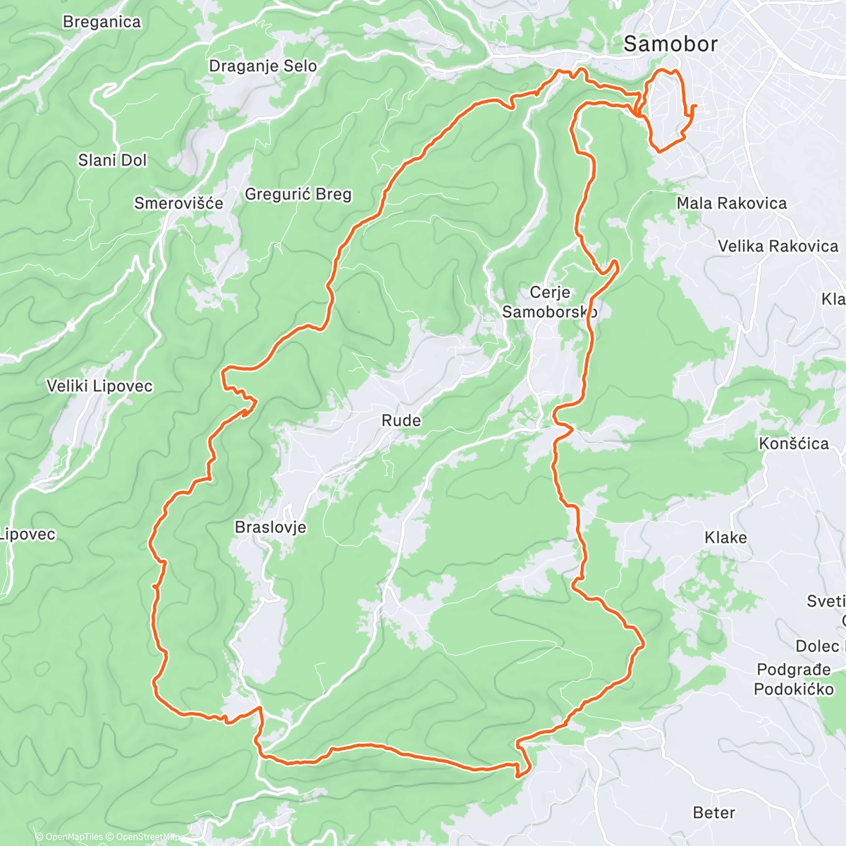 Map of the activity, Subotnji Netflix