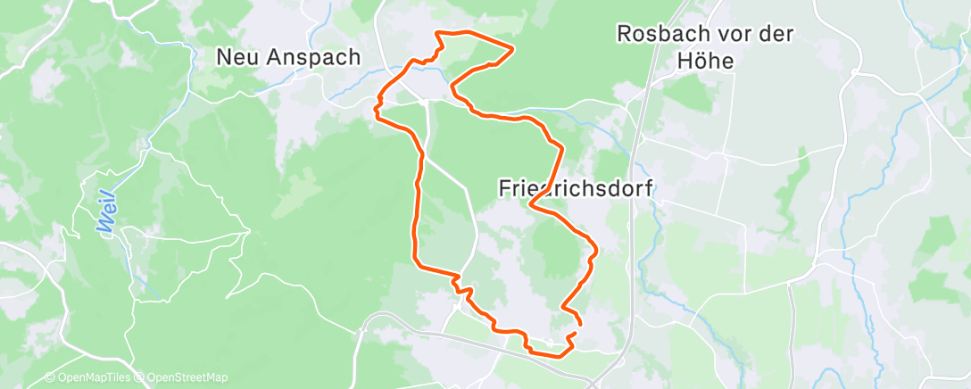 Карта физической активности (MTB Saalburg MunDepot 🥶)