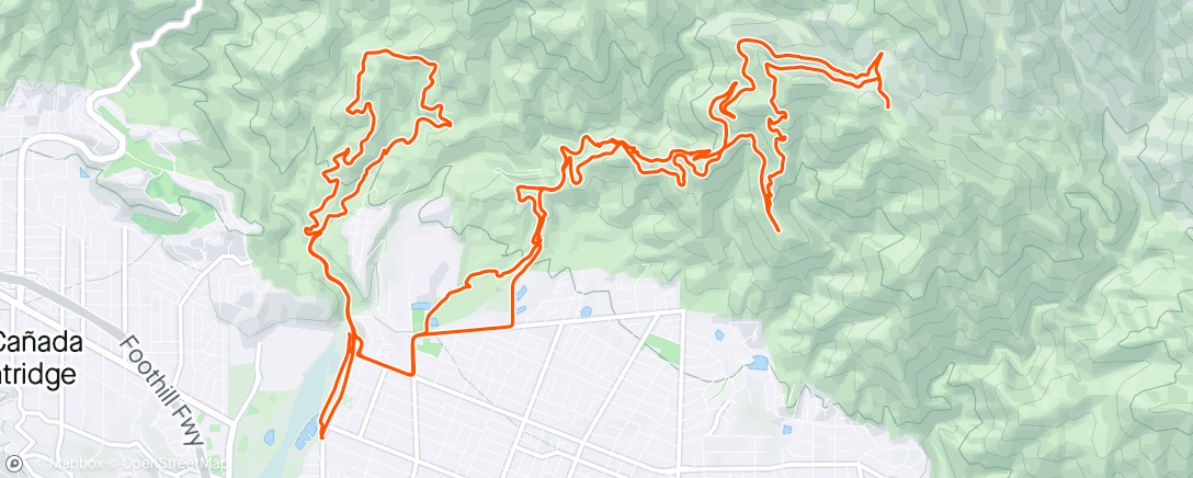 Mapa da atividade, AMTR Inspiration Point Sam Merril Sunset Horse Brown El Prieto ride