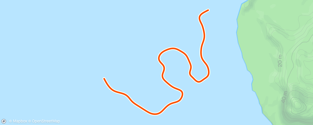 活动地图，Zwift - Volcano Circuit in Watopia
