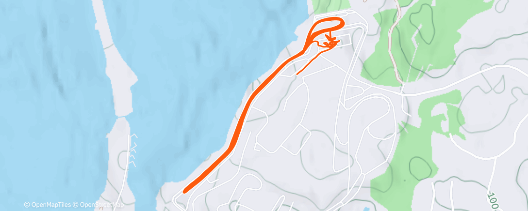 Map of the activity, Северный лыжный заезд (после обеда)