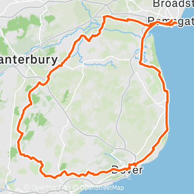 Deal Dover Hawkinge loop | 101.6 km Cycling Route on Strava