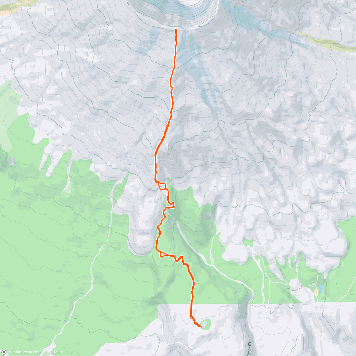 Map of the activity, Mount St. Helens