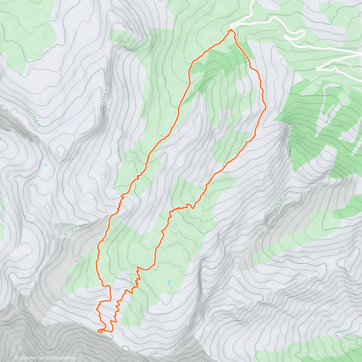 Map of the activity, Grande Combe