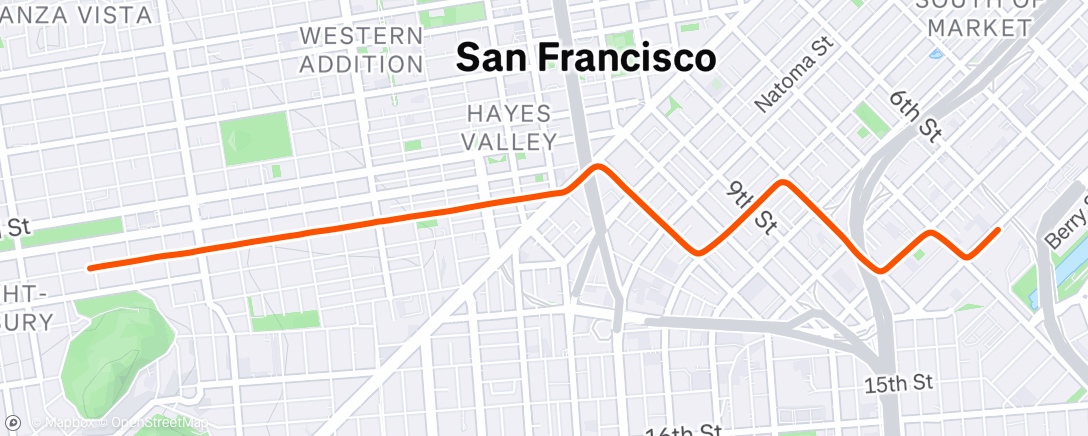 Map of the activity, Morning Ride