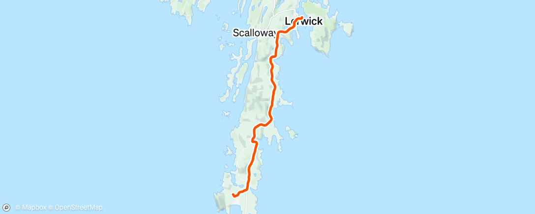 Map of the activity, Morning Ride