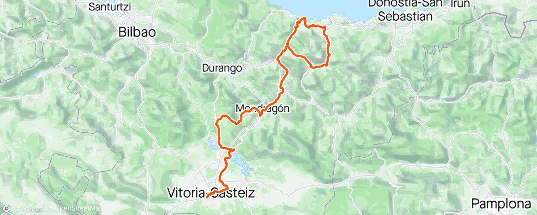 Map of the activity, Itzulia WWT