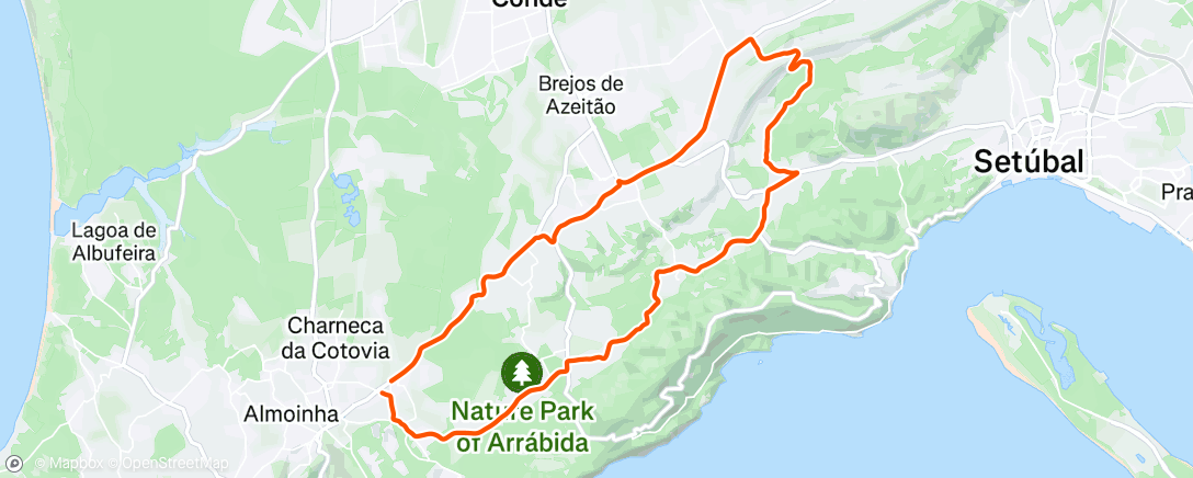 Map of the activity, Afternoon Gravel Ride