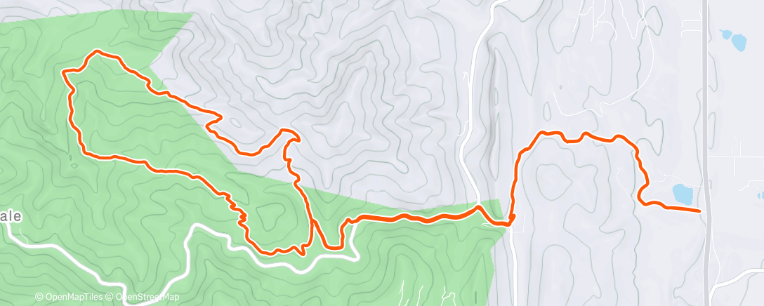 Mapa de la actividad, Morning Run