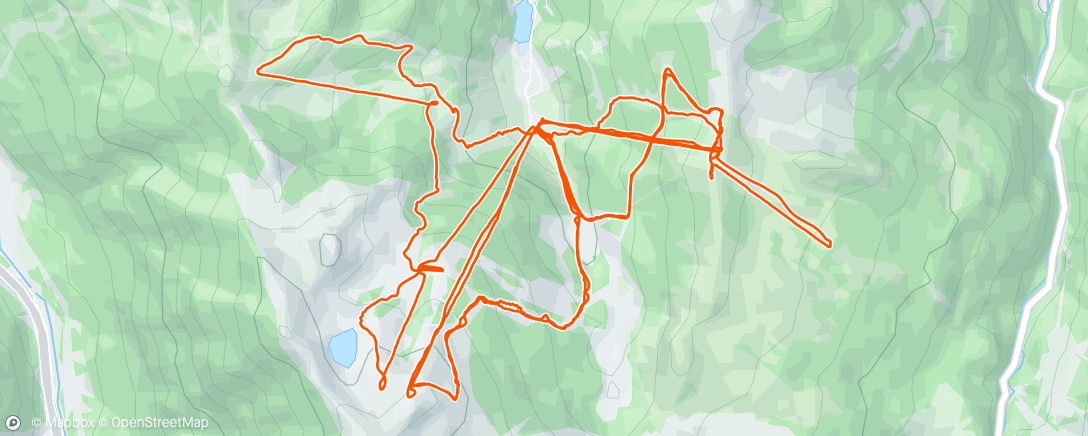 Map of the activity, Dag 6 Zauchensee laatste pistes pure papsneeuw 20°