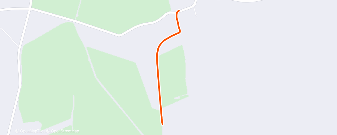 Map of the activity, Afternoon Walk