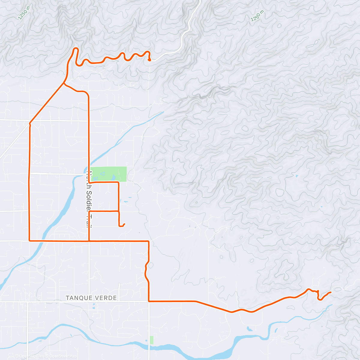 Карта физической активности (TCH🌵 Tucson / First ride in 🇺🇸!)