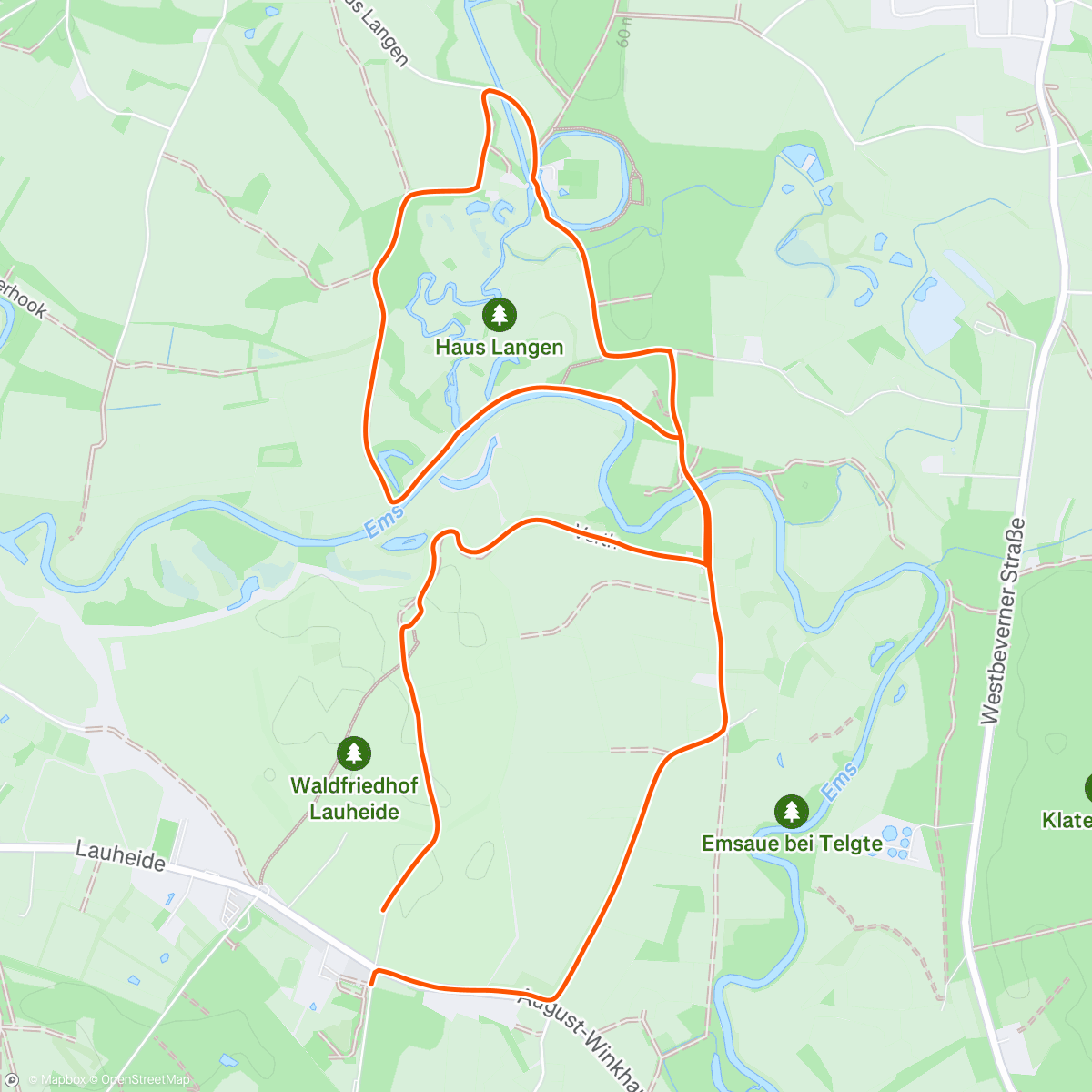 Map of the activity, Münsterland mit Herrn Müller 😁