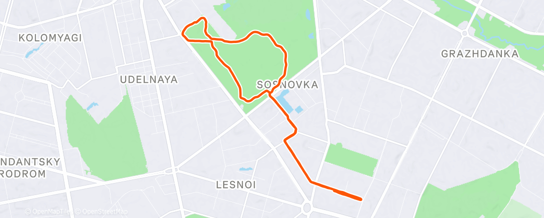 Map of the activity, Спокойно с Луисом🐕‍🦺