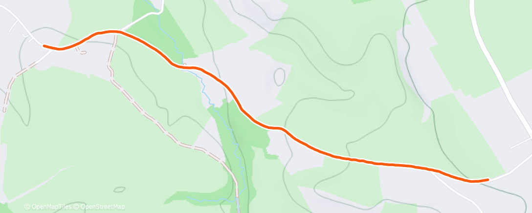 Map of the activity, Morning Walk