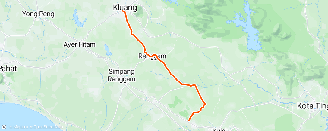 Mapa de la actividad (Morning Ride-Hua Guo Shan- Kluang Railway Coffee)