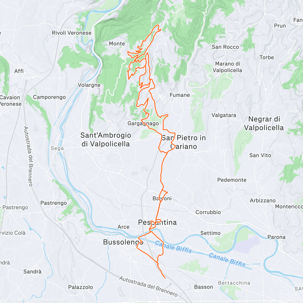Map of the activity, Pugna-Solane