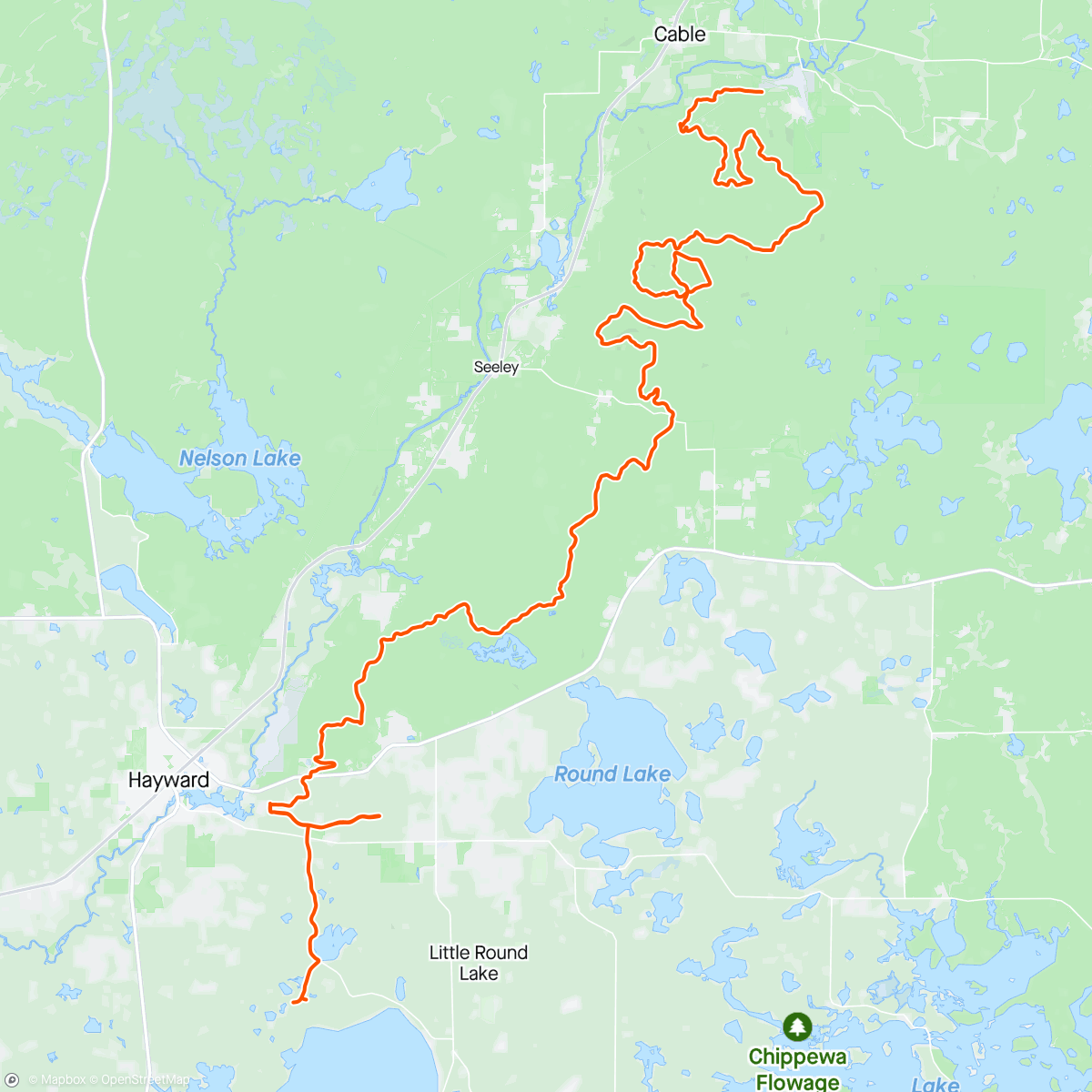 Map of the activity, Cheq 40 mtb 🥇